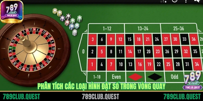 Phân tích các loại hình đặt số trong vòng quay